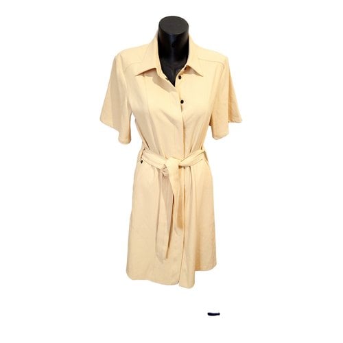 Pre-owned G-star Raw Mid-length Dress In Beige