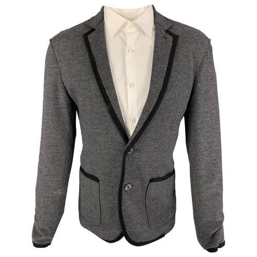 Pre-owned Lanvin Wool Jacket In Grey