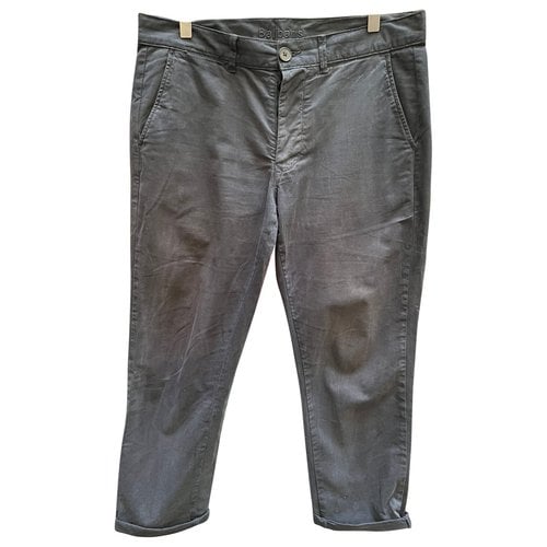 Pre-owned Balibaris Trousers In Navy