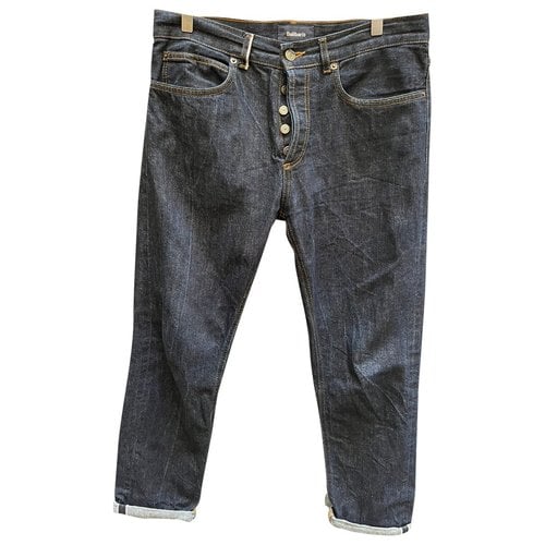 Pre-owned Balibaris Straight Jeans In Blue