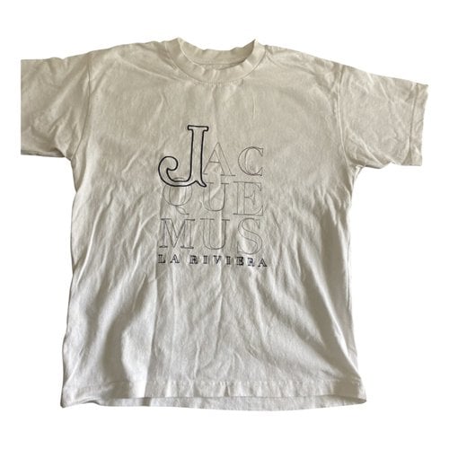 Pre-owned Jacquemus T-shirt In White