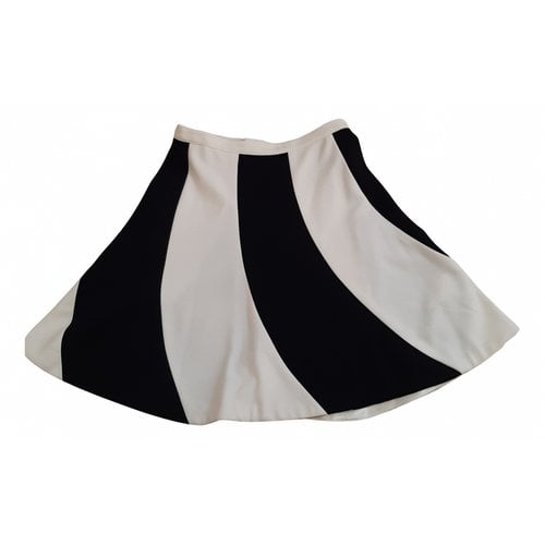 Pre-owned Max & Co Mini Skirt In White