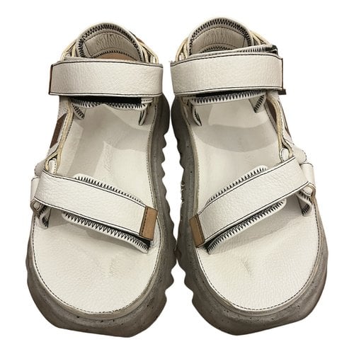 Pre-owned Marsèll Leather Sandals In White