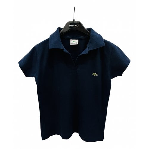 Pre-owned Lacoste Polo In Navy