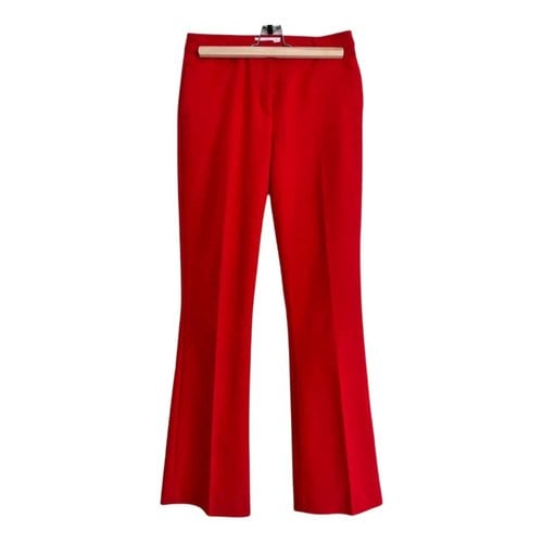 Pre-owned Anine Bing Spring Summer 2020 Trousers In Red