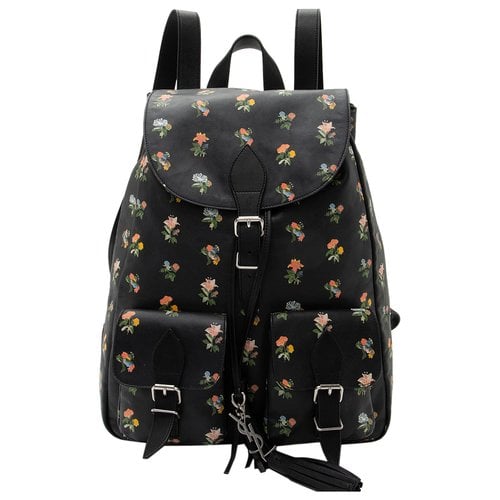 Pre-owned Saint Laurent Leather Backpack In Multicolour