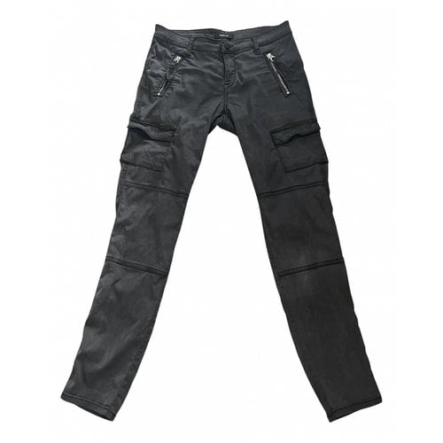 Pre-owned Replay Slim Pants In Black