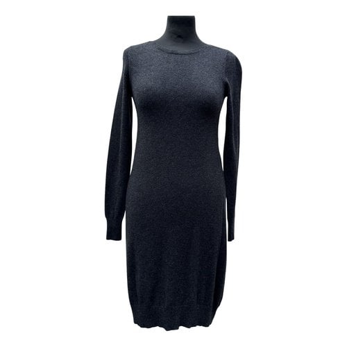 Pre-owned The White Company Wool Mini Dress In Grey