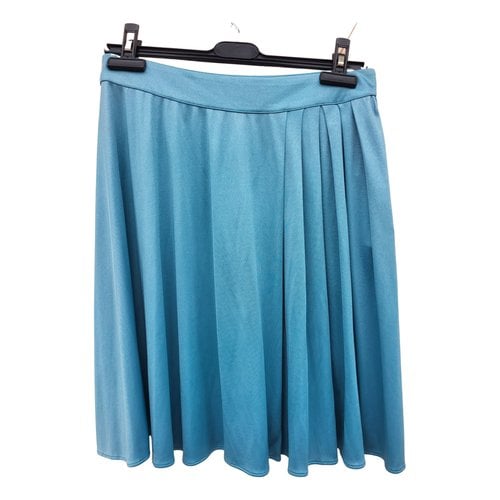 Pre-owned Blumarine Mid-length Skirt In Turquoise