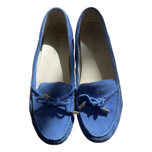 Pre-owned Michael Kors Flats In Blue