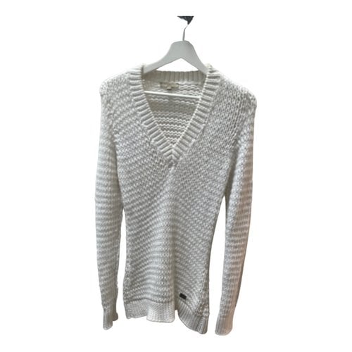 Pre-owned Burberry Wool Jumper In White