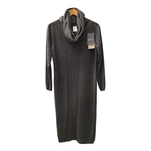 Pre-owned Elena Miro' Wool Dress In Grey