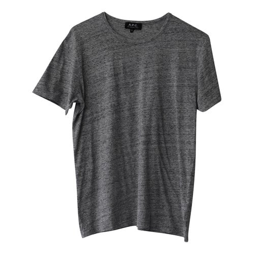 Pre-owned Apc T-shirt In Grey