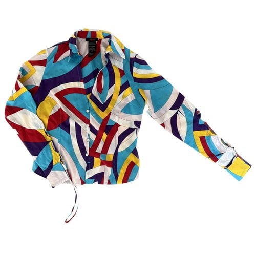 Pre-owned Versace Blouse In Multicolour