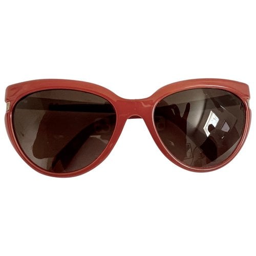 Pre-owned Fendi Oversized Sunglasses In Orange
