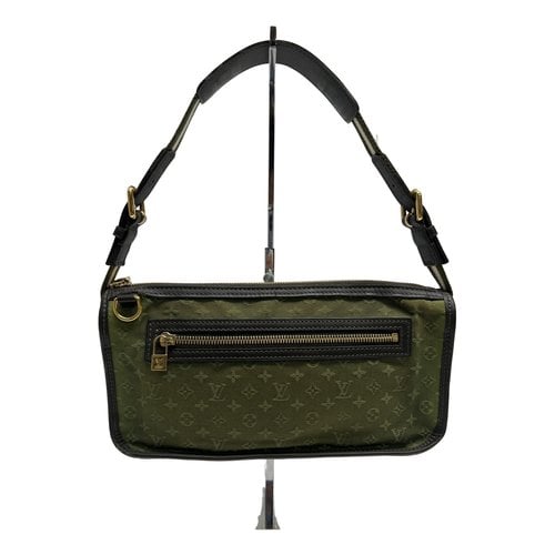 Pre-owned Louis Vuitton Kathleen Cloth Handbag In Green