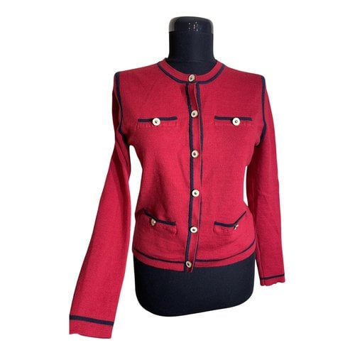 Pre-owned Claudie Pierlot Wool Jacket In Red