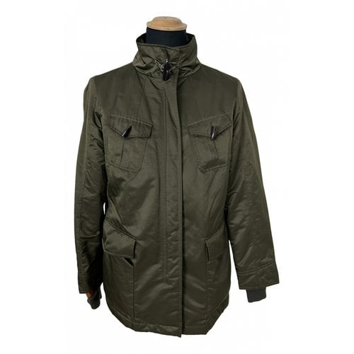 Pre-owned Fay Coat In Green
