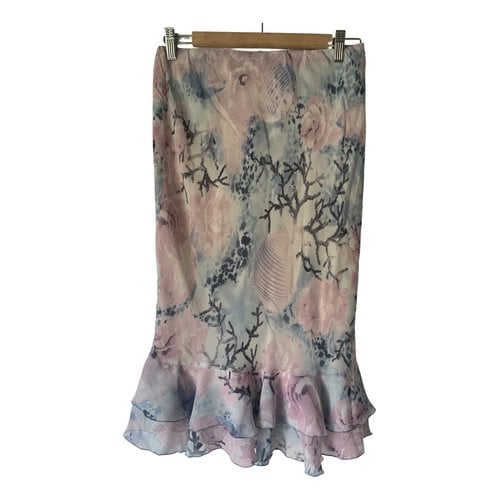 Pre-owned Prestige Silk Mid-length Skirt In Multicolour