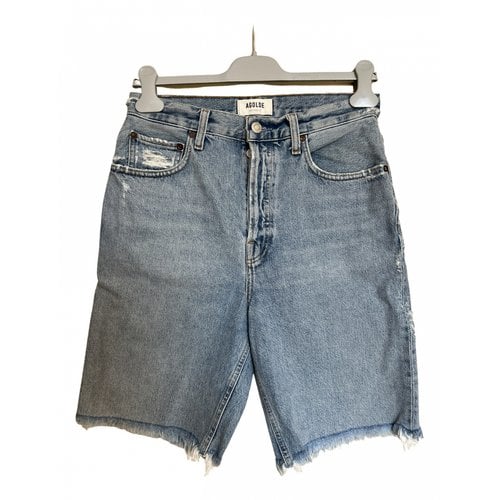 Pre-owned Agolde Shorts In Blue