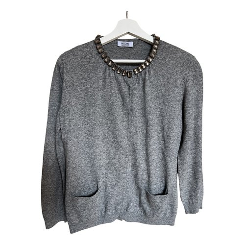 Pre-owned Moschino Cheap And Chic Cardigan In Grey