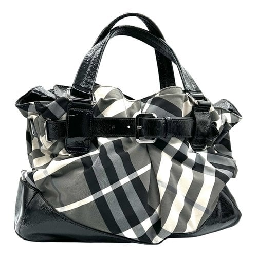 Pre-owned Burberry Tote In Black