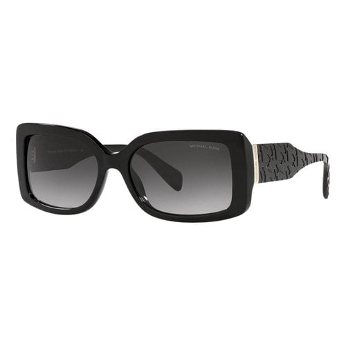 Pre-owned Michael Kors Aviator Sunglasses In Black