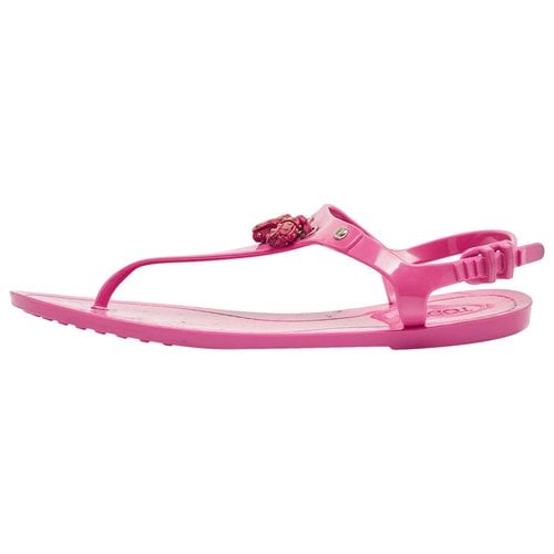 Pre-owned Tod's Sandal In Pink