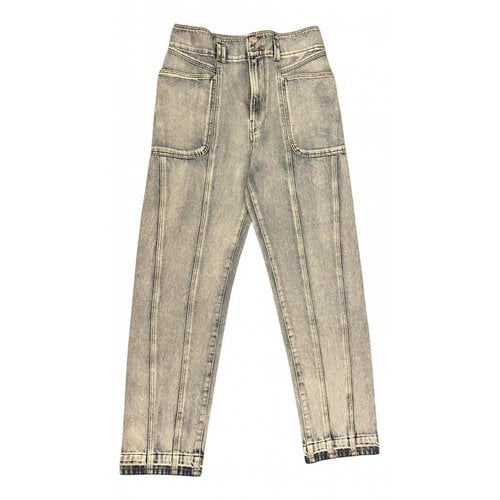 Pre-owned Isabel Marant Étoile Straight Jeans In Blue