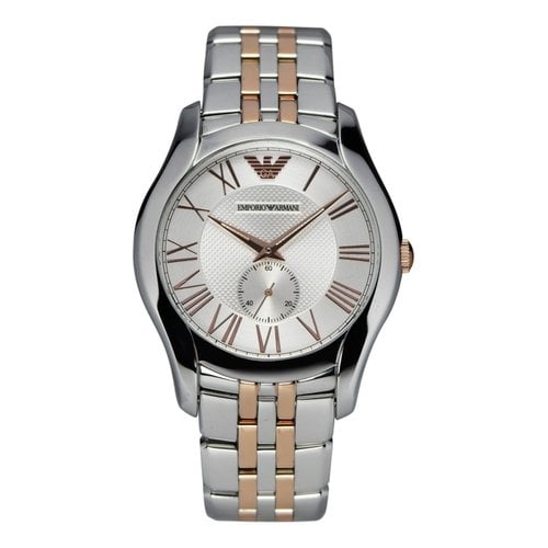 Pre-owned Emporio Armani Watch In Grey