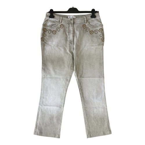 Pre-owned Marina Rinaldi Jeans In Grey