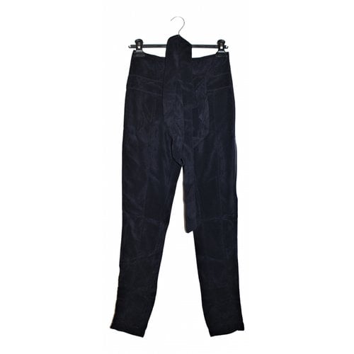 Pre-owned Dondup Carot Pants In Blue