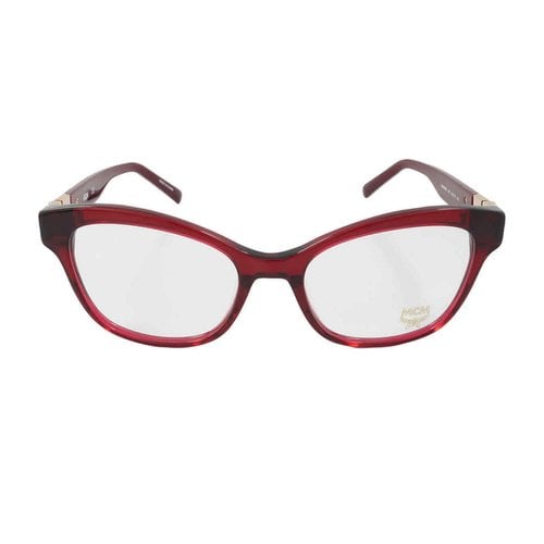 Pre-owned Mcm Oversized Sunglasses In Red