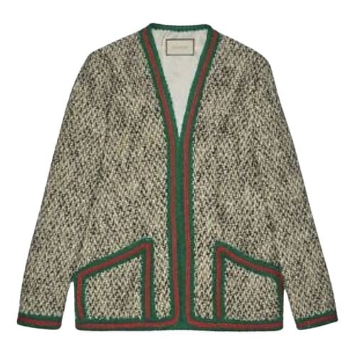 Pre-owned Gucci Tweed Jacket In Multicolour
