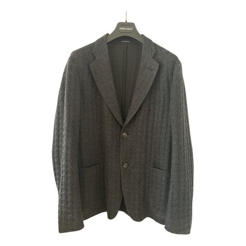 Pre-owned Emporio Armani Wool Vest In Grey
