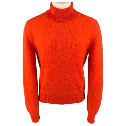 Pre-owned Paco Rabanne Wool Pull In Orange