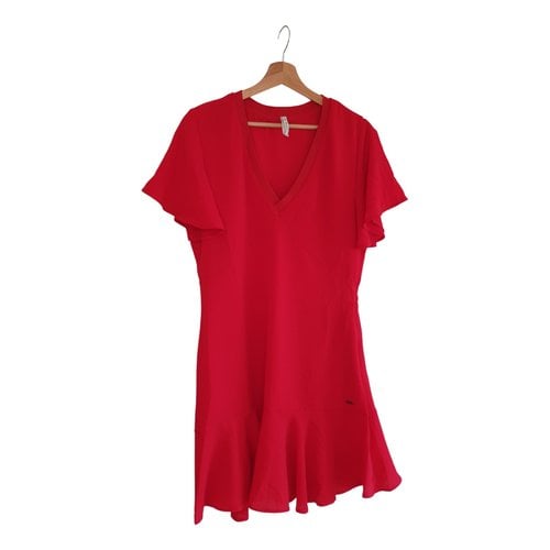 Pre-owned Pepe Jeans Mini Dress In Red
