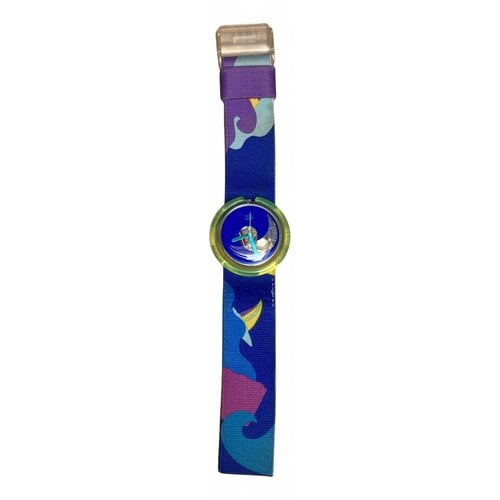 Pre-owned Swatch Pink Gold Watch In Multicolour