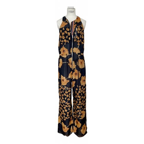 Pre-owned Paul Smith Silk Jumpsuit In Blue