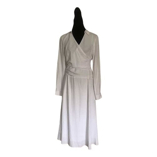 Pre-owned Kobi Halperin Mid-length Dress In White