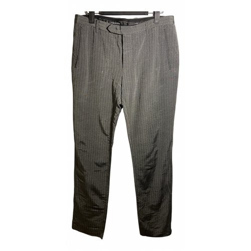 Pre-owned Costume National Trousers In Grey
