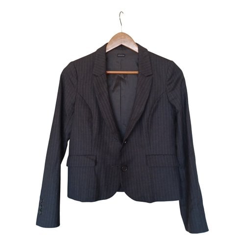 Pre-owned Joseph Wool Short Vest In Grey