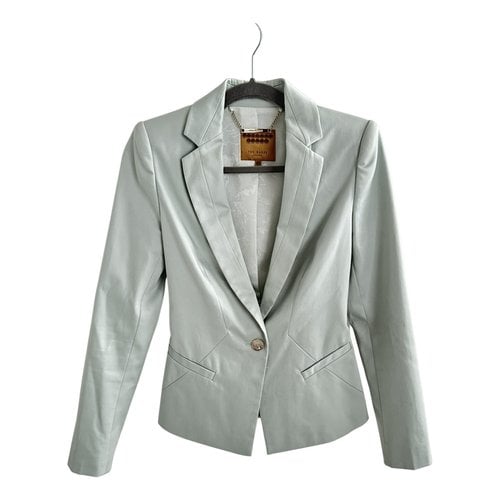 Pre-owned Ted Baker Blazer In Turquoise