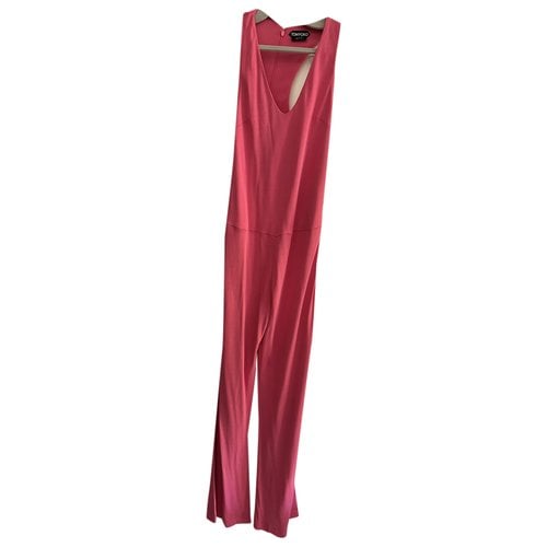Pre-owned Tom Ford Jumpsuit In Pink