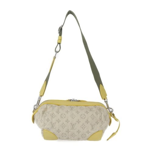 Pre-owned Louis Vuitton Cloth Handbag In Yellow