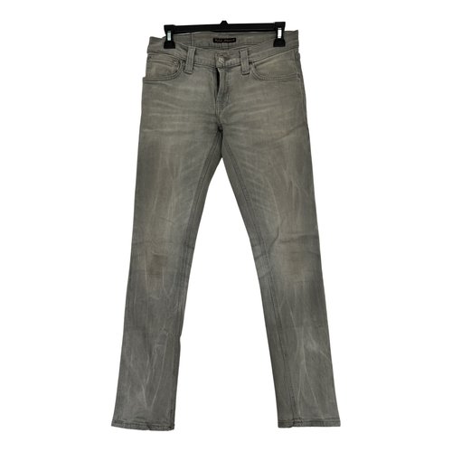 Pre-owned Nudie Jeans Jeans In Grey