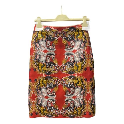 Pre-owned Gucci Mid-length Skirt In Red