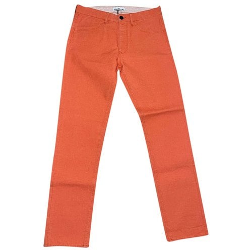 Pre-owned Stone Island Trousers In Orange
