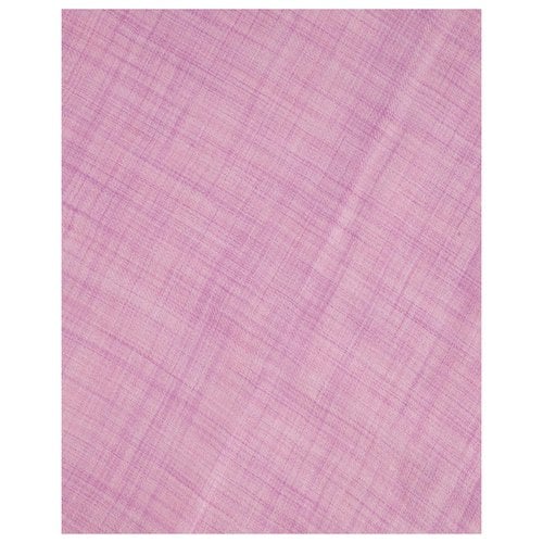Pre-owned Loro Piana Cashmere Scarf In Pink