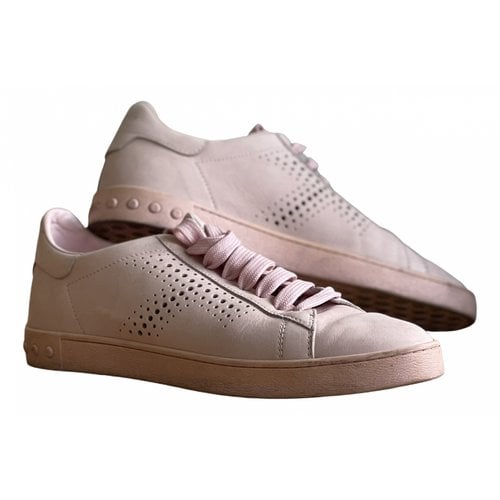 Pre-owned Tod's Trainers In Pink